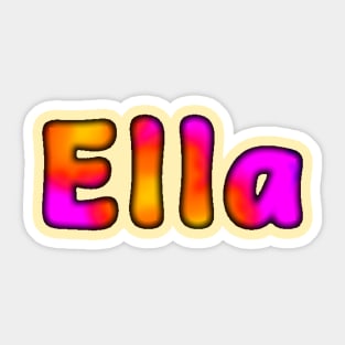 Ella Sticker